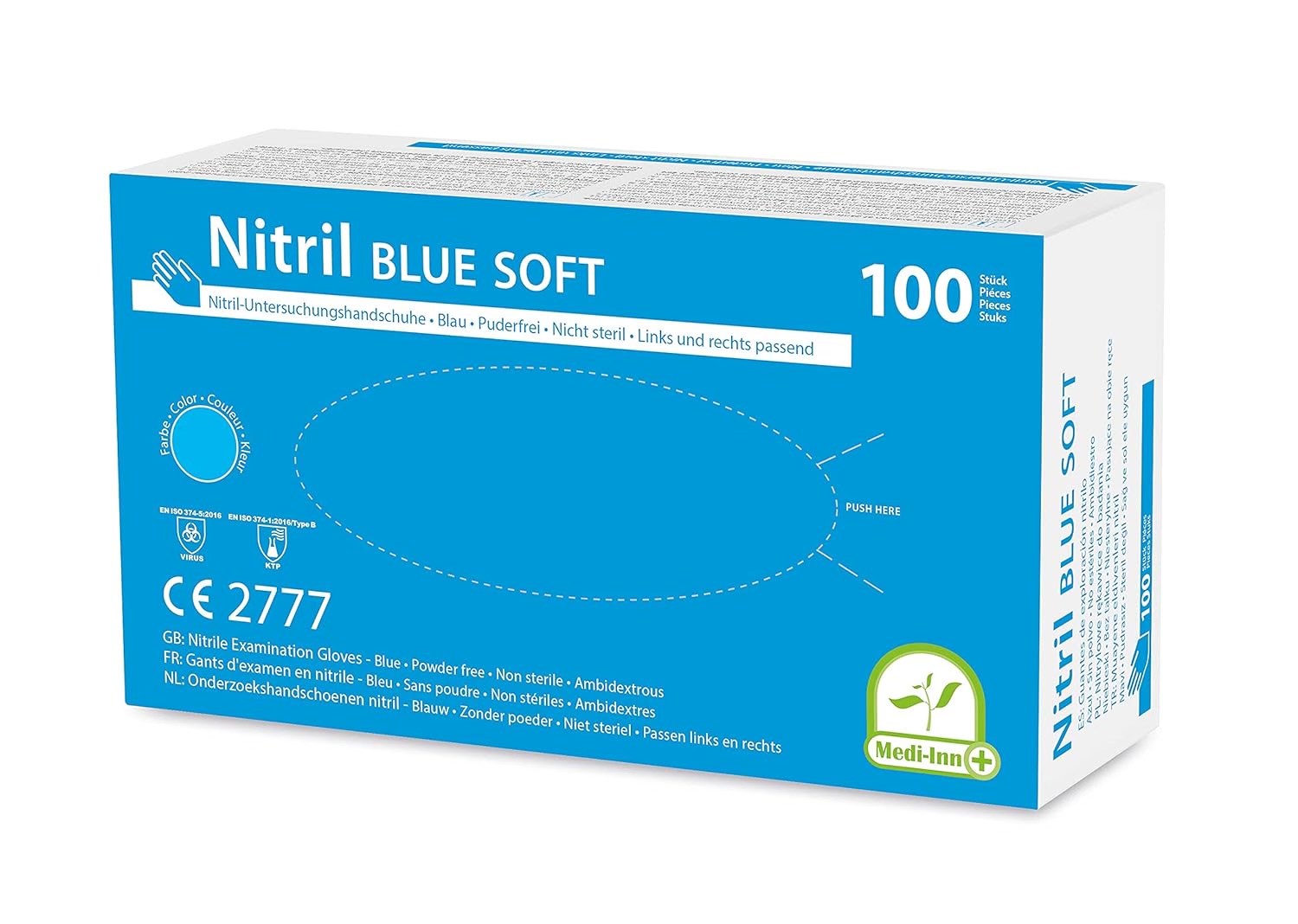 Nitril-Handschuhe - Karton á 100 Stück - Größe S