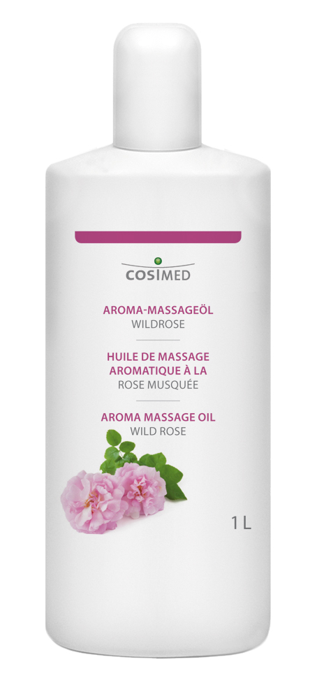 cosiMed Aroma-Massageöl Wildrose 1 Liter Flasche