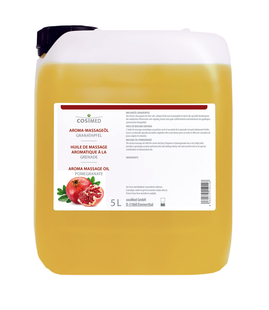 cosiMed Aroma-Massageöl Granatapfel 5 Liter Kanister