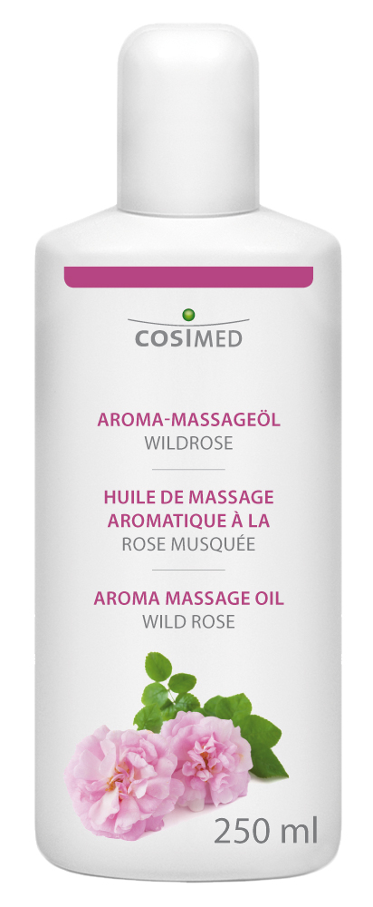 cosiMed Aroma-Massageöl Wildrose 250ml Flasche