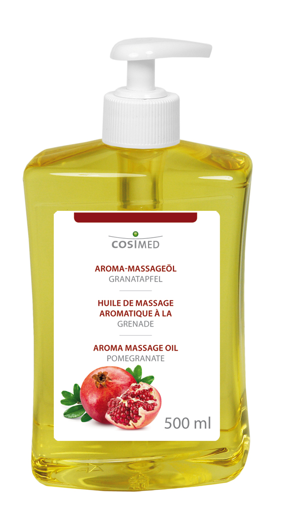 cosiMed Aroma-Massageöl Granatapfel 500ml Dosierflasche