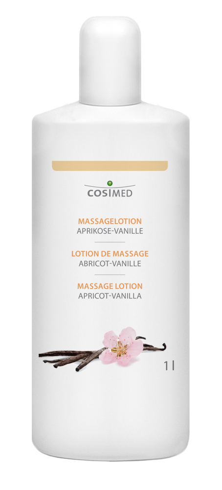 cosiMed Massagelotion Aprikose-Vanille 1 Liter Flasche